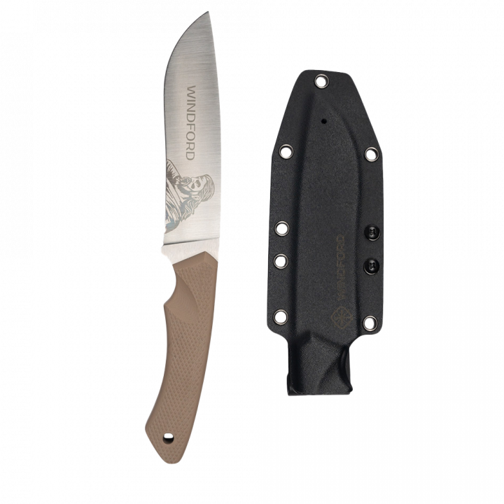 Охотничий нож Windford Аякс сталь N690 cryo, тан